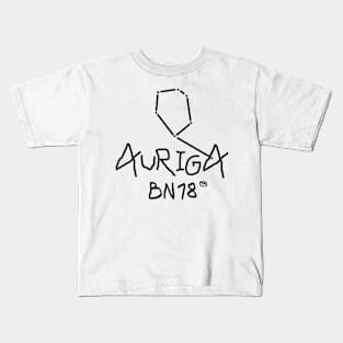 Auriga Constellation by BN18 Kids T-Shirt